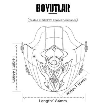 AMOMAX Ferro Polimer Mask