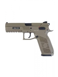 Asg - ASG CZ P-09 Çöl Rengi Blowback Airsoft Tabanca