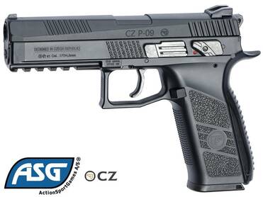 ASG CZ P-09 Siyah Blowback Havalı Tabanca