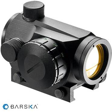 BARSKA 1x20 Çift Monte Ayak Yeşil Red Dot Nişangah