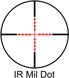 BARSKA SWAT 6-24X60 IR MIL DOT Tüfek Dürbünü - Thumbnail