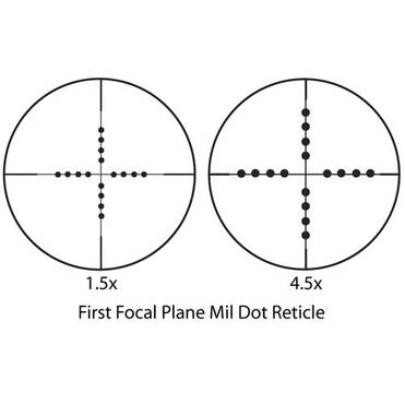 BARSKA TACTICAL, 1,5-4,5X20 MILDOT Tüfek Dürbünü