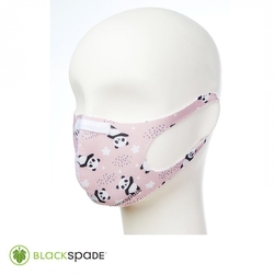 Blackspade - BLACKSPADE Çocuk Koruyucu Maske Panda Desen S1