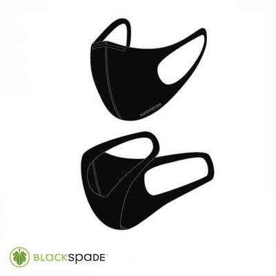 BLACKSPADE Çocuk Koruyucu Maske Siyah S2