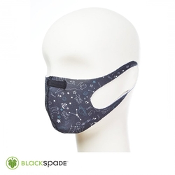 Blackspade - BLACKSPADE Çocuk Koruyucu Maske Uzay Desen S1