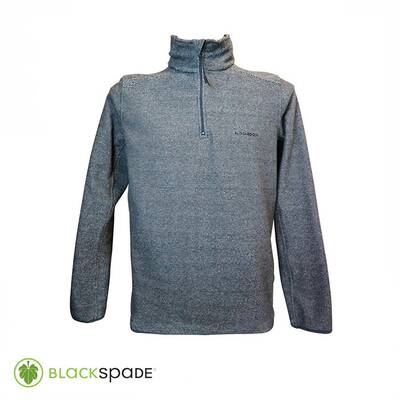 BLACKSPADE Polar Sweatshirt Gri Çizgili L