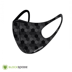 Blackspade - BLACKSPADE Unisex Koruyucu Maske Altıgen Desen M