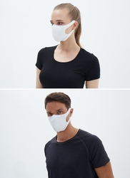 BLACKSPADE Unisex Koruyucu Maske Beyaz L - Thumbnail