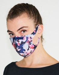 BLACKSPADE Unisex Koruyucu Maske Çiçek Desen L - Thumbnail