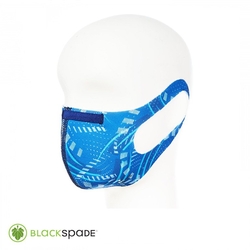 Blackspade - BLACKSPADE Unisex Koruyucu Maske Işık Desen L