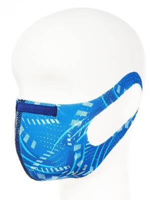 BLACKSPADE Unisex Koruyucu Maske Işık Desen L