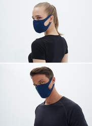 BLACKSPADE Unisex Koruyucu Maske Lacivert L - Thumbnail