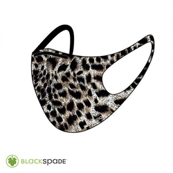 Blackspade - BLACKSPADE Unisex Koruyucu Maske Leopar L