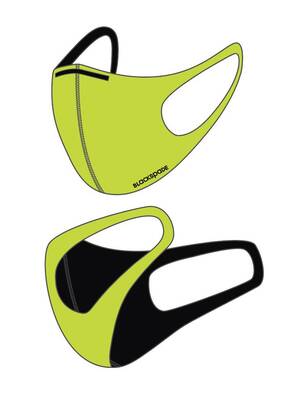 BLACKSPADE Unisex Koruyucu Maske Limon L