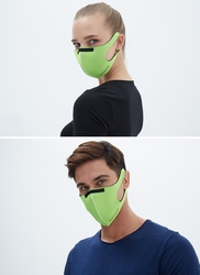 BLACKSPADE Unisex Koruyucu Maske Limon L - Thumbnail