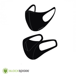 Blackspade - BLACKSPADE Unisex Koruyucu Maske Siyah L