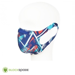 Blackspade - BLACKSPADE Unisex Koruyucu Maske Üçgen Desen L