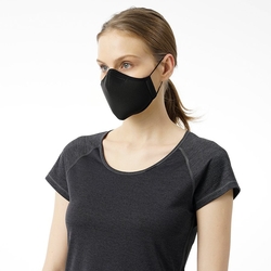 BLACKSPADE Unisex Örme Kumaş Maske Siyah M-XL - Thumbnail