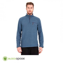 Blackspade - BLACKSPADE Yün Sweatshirt Mavi L