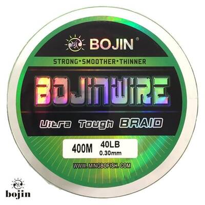 BOJIN 4X Braıd İp Misina 0.30 mm 400 m Yeşil