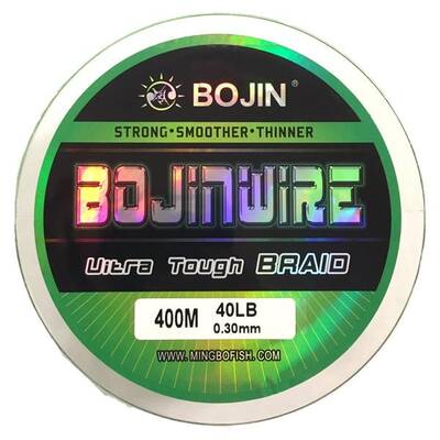 BOJIN 4X Braıd İp Misina 0.30 mm 400 m Yeşil