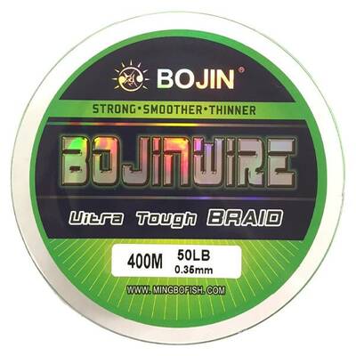 BOJIN 4X Braıd İp Misina 0.35 mm 400 m Yeşil