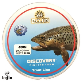 Bojin - BOJIN Alabalık Misinası 0.24 mm 400 m Şeffaf