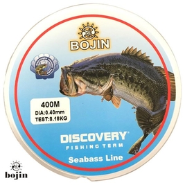 Bojin - BOJIN Deniz Levrek Misinası 0.40 mm 400 m Şeffaf