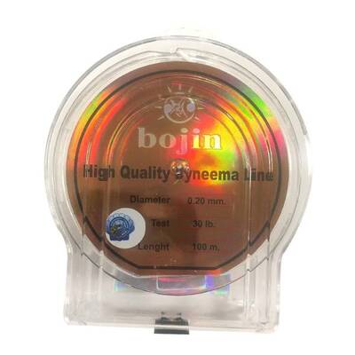 BOJIN Dyneema İp Misina 100 m - 0.20 mm Renk:Yeşil