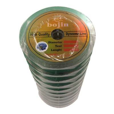 BOJIN Dyneema İp Misina 100 m - 0.20 mm Yeşil 1/10