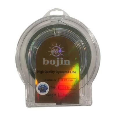 BOJIN Dyneema İp Misina 100 m - 0.22 mm Renk:Yeşil