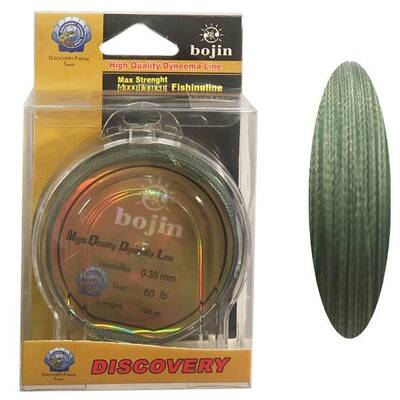 BOJIN Dyneema İp Misina 100 m - 0.35 mm Renk:Yeşil