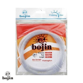 Bojin - BOJIN Poşet Misina 100 m-0.35mm Renk:B006(Beyaz)