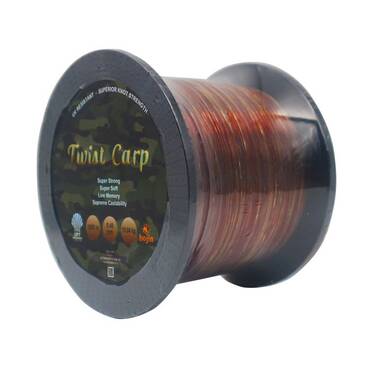 BOJIN Twist Carp Kahve-Yeşil 1000 m 0.40 mm Misina