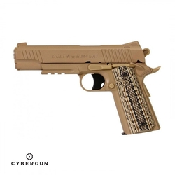 Cybergun - CYBERGUN Colt M45A1 F. Metal Tan Airsoft Tabanca