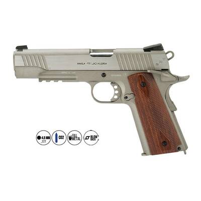 CYBERGUN S.Arms 1911 TR Gümüş 4,5MM Havalı Tabanca