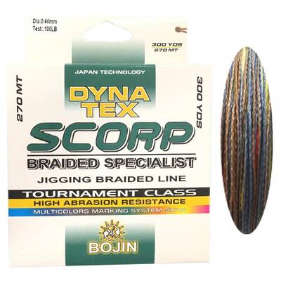 D. BOJIN Scorp Jıggıng Braıded Lıne 0.60mm Misina