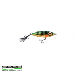 Spro - D. SPRO Iris Flash Jerk 10Cm Red Perch Sahte Yem