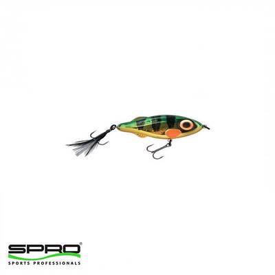 D. SPRO Iris Flash Jerk 10Cm Red Perch Sahte Yem