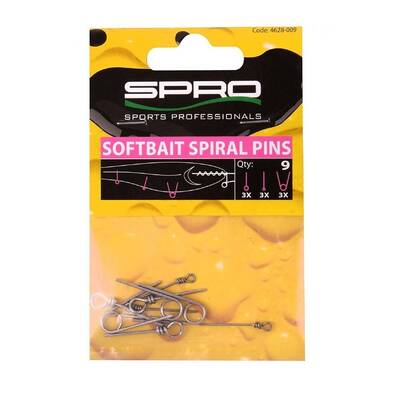 D. SPRO Softbait Pin Asorti Klips 10 lu Paket 1/9