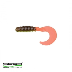 Spro - D. SPRO U.S. Grub 4,5Cm Camo Perch Silikon Yem 1/1