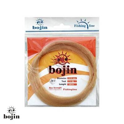 D.BOJIN Poşet Misina100m-0.50mm Renk:B010(A.Kahve)