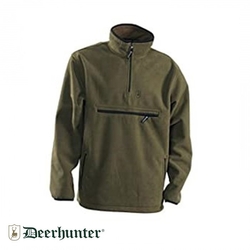 DeerHunter - DEERHUNTER Bonded Anorak Polar Sweatshirt Yeşil L