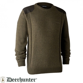 Deerhunter - DEERHUNTER Sheffield Knit Yeşil Kazak 2XL