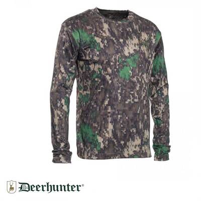 DEERHUNTER Trail Camo L/S 80 Orman Kamuflaj Tişört