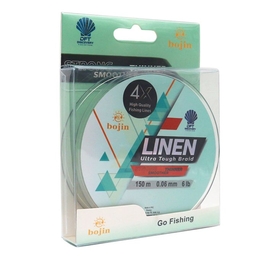 DFT Bojin 4X Linen İp Misina 0.06 mm 150 m Yeşil - Thumbnail