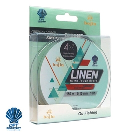 DFT - DFT Bojin 4X Linen İp Misina 0.10 mm 150 m Yeşil