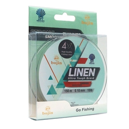 DFT Bojin 4X Linen İp Misina 0.10 mm 150 m Yeşil - Thumbnail