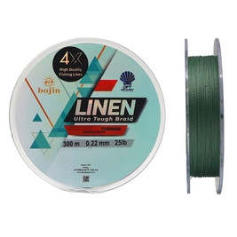 DFT Bojin 4X Linen İp Misina 0.22 mm 300 m Yeşil - Thumbnail