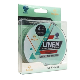 DFT Bojin 4X Linen İp Misina 0.26 mm 300 m Yeşil - Thumbnail